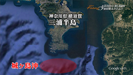 釣り場所の地図
