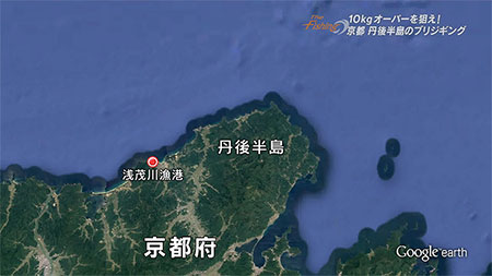 釣り場所の地図