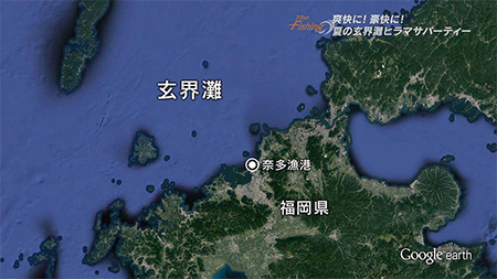 釣り場所の地図