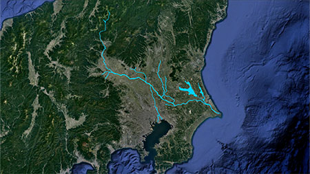 釣り場所の地図
