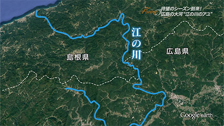釣り場所の地図