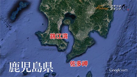 釣り場所の地図