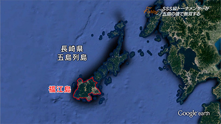 釣り場所の地図