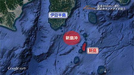 釣り場所の地図