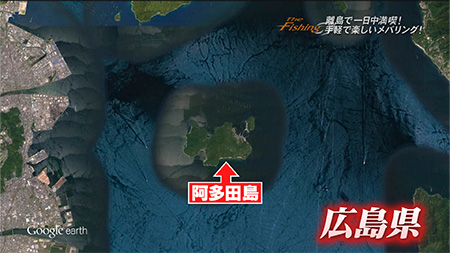 釣り場所の地図