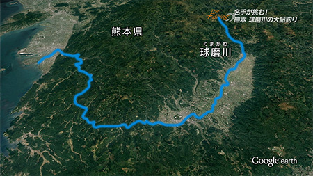 釣り場所の地図