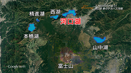 釣り場所の地図
