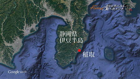 釣り場所の地図
