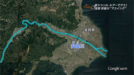 釣り場所の地図