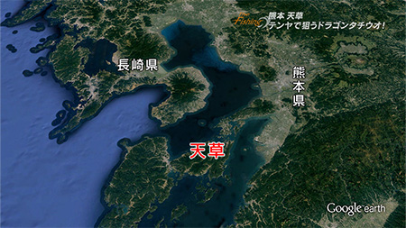釣り場所の地図