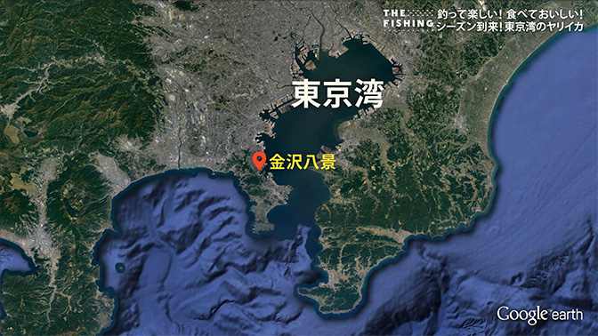 釣り場所の地図