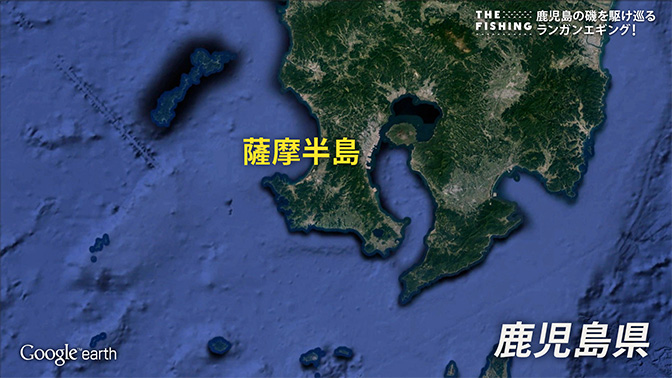 釣り場所の地図