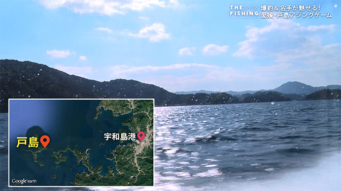 釣り場所の地図