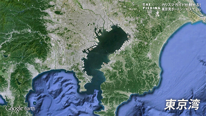 釣り場所の地図