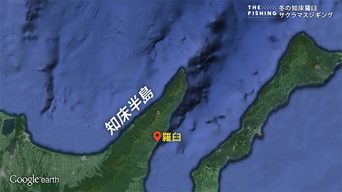 釣り場所の地図