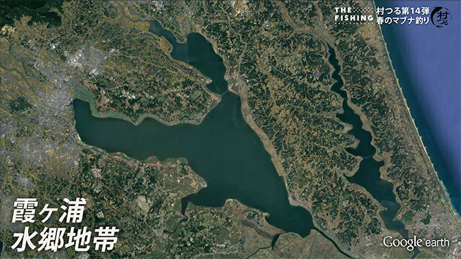 釣り場所の地図