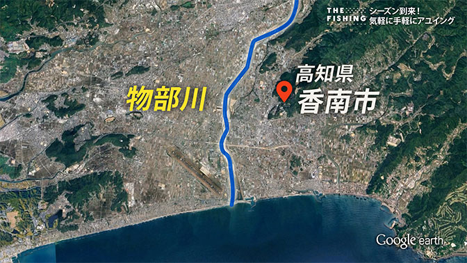 釣り場所の地図