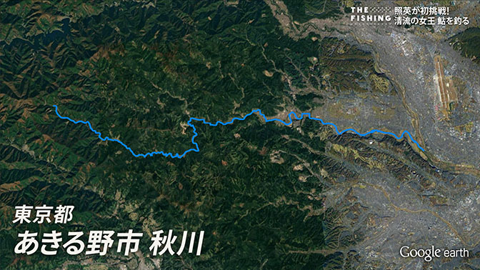 釣り場所の地図