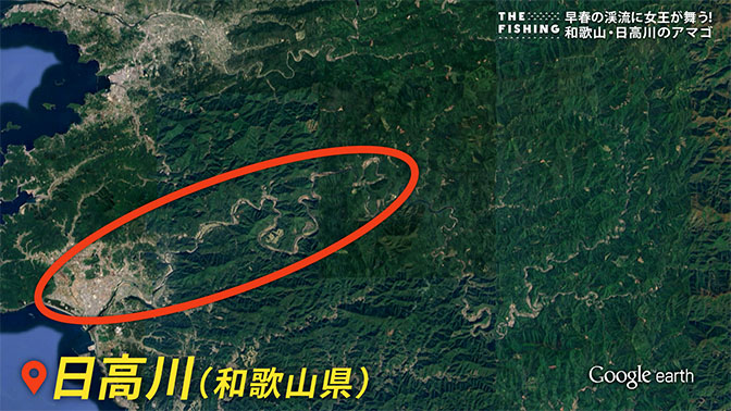 釣り場所の地図
