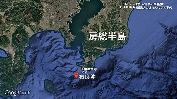 釣り場所の地図