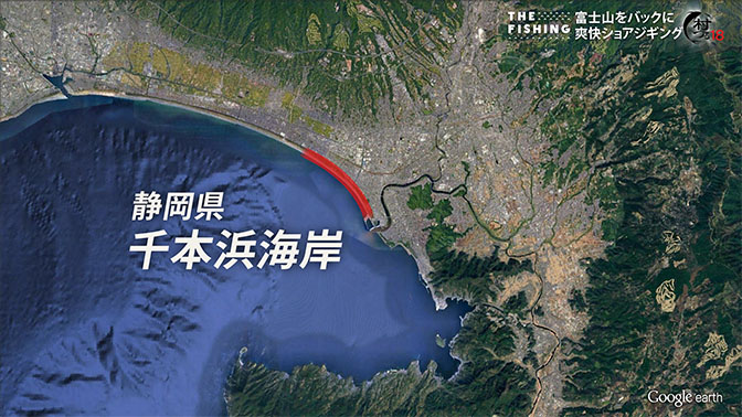 釣り場所の地図