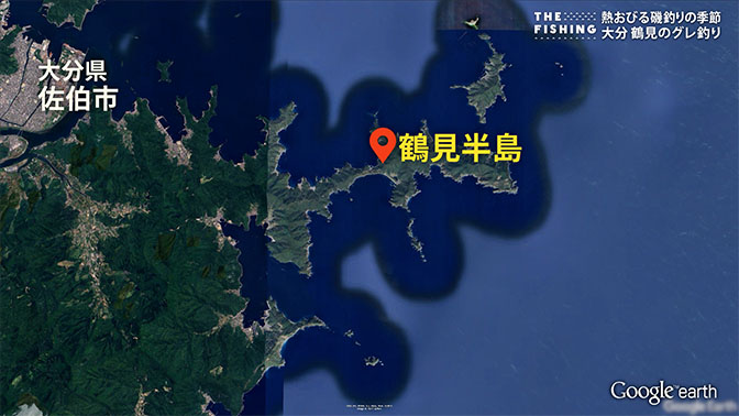 釣り場所の地図