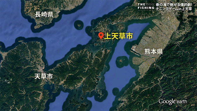 釣り場所の地図